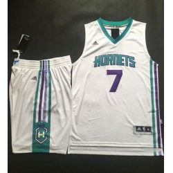 Hornets #7 Jeremy Lin White A Set Stitched NBA Jersey