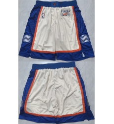 Men New Yok Knicks White 2026 Shorts 