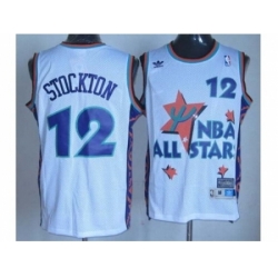 NBA 95 All Star #12 Stockton white
