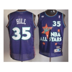 nba 95 all star #35 hill purple
