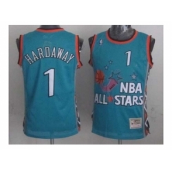NBA 96 All Star #1 Hardaway Blue Jerseys