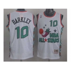 NBA 96 All Star #10 Barkley White Jerseys