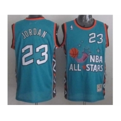 NBA 96 All Star #23 Jordan Blue Jerseys