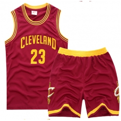 youth Cleveland Cavaliers 23# Lebron James Red Suit Sets