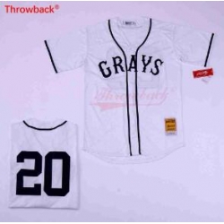 Grays Negro League 20 Baseball Jersey