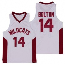 Ncaa Troy Bolton 14 High School Wildcats Basketball Jersey