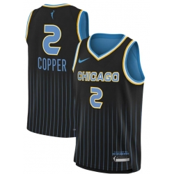 Men Kahleah Copper Chicago Sky Nike Youth 2021 Explorer Edition Victory Player Jersey Black