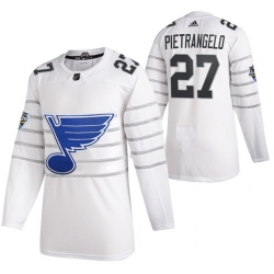 Blues 27 Alex Pietrangelo White 2020 NHL All Star Game Adidas Jersey