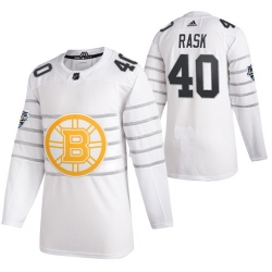 Bruins 40 Tuukka Rask White 2020 NHL All Star Game Adidas Jersey