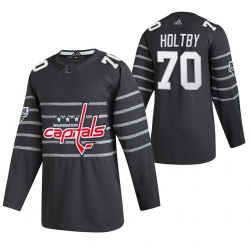 Capitals 70 Braden Holtby Gray 2020 NHL All Star Game Adidas Jersey
