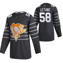 Penguins 58 Kris Letang Gray 2020 NHL All Star Game Adidas Jersey