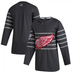 Red Wings Blank Gray 2020 NHL All Star Game Adidas Jersey