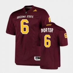 Men Arizona State Sun Devils Geordon Porter College Football Maroon Premier Jersey