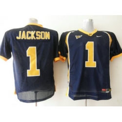 Golden Bears #1 DeSean Jackson Blue Embroidered NCAA Jersey