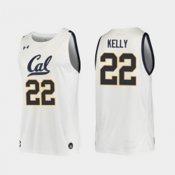 Men California Golden Bears Andre Kelly Replica White College Basketball 2019 20 Jersey