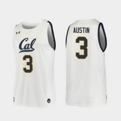 Men California Golden Bears Paris Austin Replica White College Basketball 2019 20 Jersey