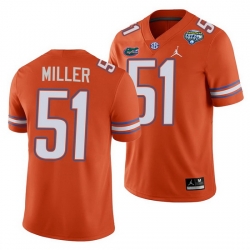 Florida Gators Ventrell Miller Orange 2020 Cotton Bowl Classic College Football Jersey