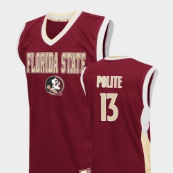 Men Florida State Seminoles Anthony Polite Red Fadeaway College Basketball Jersey