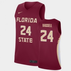 Men Florida State Seminoles Devin Vassell College Basketball Garnet 2020 Nba Draft Jersey
