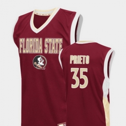 Men Florida State Seminoles Harrison Prieto Red Fadeaway College Basketball Jersey
