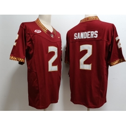 Men Women Youth Florida State Seminoles #2 Deion Sanders Red 2023 F U S E Stitched Limited NCAA Jersey