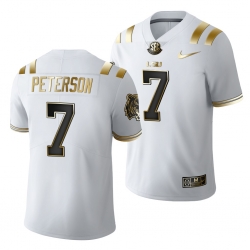 Lsu Tigers Patrick Peterson Golden Edition Limited Nfl White Jersey