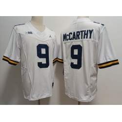 Men Michigan Wolverines J.J. Mccarthy Maize #9 College F U S E Football Jersey
