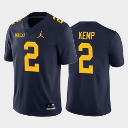 Michigan Wolverines Carlo Kemp Navy Home Men'S Jersey