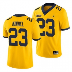 Michigan Wolverines Tyree Kinnel Yellow Game Men'S Jersey