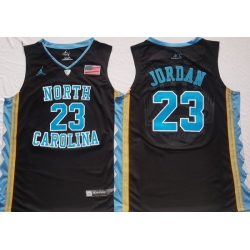 North Carolina Tar Heels Black #23 Michael JORDAN Stitched NCAA Jersey