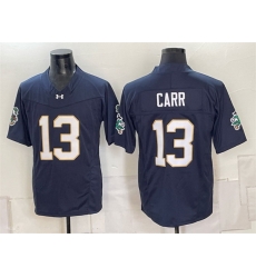 Men Notre Dame Fighting Irish 13 Riley Leonard Navy F U S E Limited Stitched Jersey Men Notre Dame Fighting Irish 13 Riley Leonard Navy F U S E Limited Stitched Jersey