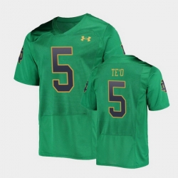 Men Notre Dame Fighting Irish Manti Te'O College Football Green Replica Jersey