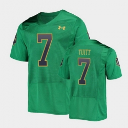 Men Notre Dame Fighting Irish Stephon Tuitt College Football Green Replica Jersey