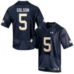 Men Under Armour 5 Replica Navy Blue Jersey