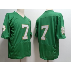 Notre Dame Fighting Irish Audric Estime #7 No Name Green 2023 Stitched Jersey