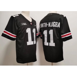 Men Nike Ohio State Buckeyes Jaxon Smith-Njigba #11 Blackout College Football Jersey
