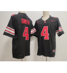 Men Ohio State Buckeyes  4 Jeremiah Smith Black F U S E  Limited Stitched Jersey
