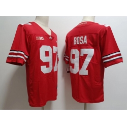 Men Ohio State Buckeyes Nick Bosa #97 Red College Football Jersey