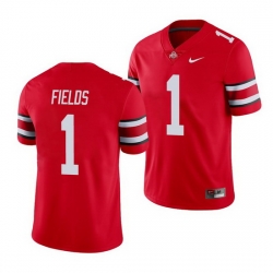 Ohio State Buckeyes Justin Fields Scarlet College Football Men'S Jersey