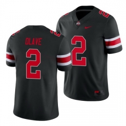 Youth Ohio State Buckeyes Chris Olave Scarlet Black Game Jersey