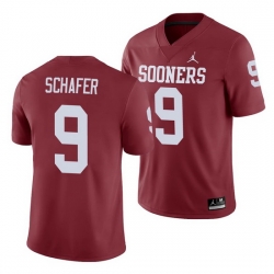 Oklahoma Sooners Tanner Schafer Crimson Game Men'S Jersey