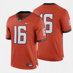 Men Oklahoma State Cowboys And Cowgirls College Football Orange Jersey