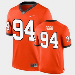 Men Oklahoma State Cowboys Trace Ford College Football Orange Game Jersey