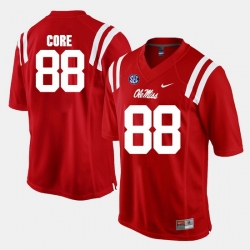 Cody Core Red Ole Miss Rebels Alumni Football Game Jersey