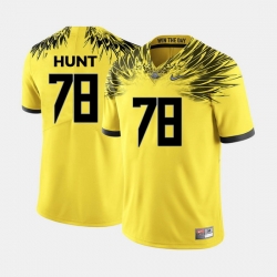 Men Oregon Ducks Cameron Hunt College Football Yellow Jersey