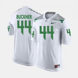 Men Oregon Ducks Deforest Buckner College Football White Jersey