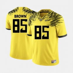 Men Oregon Ducks Pharaoh Brown College Football Yellow Jersey