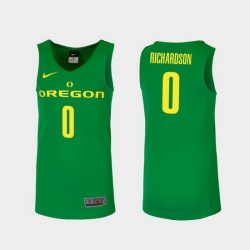 Men Oregon Ducks Will Richardson Green Replica College Basketball Jersey