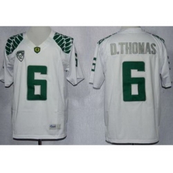 Oregon Duck 6 De'Anthony Thomas White Limited NCAA Jerseys