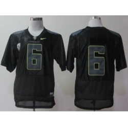 Oregon Ducks #6 Charles Nelson Black Combat Stitched NCAA Jersey